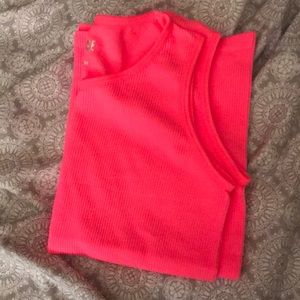 Hot pink tank shirt